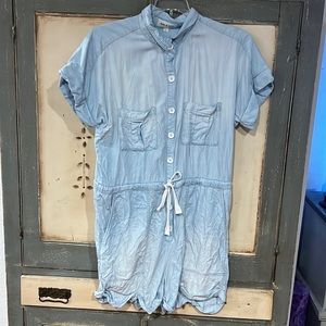 Cloth & Stone Denim Romper